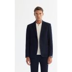 Avva Erkek Lacivert Mono Yaka Bi-Stretch Blazer Comfort Slim Fit Ceket A42Y4011 - 44