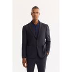 Avva Erkek Lacivert Mono Yaka Bi-Stretch Su İtici Kırışmayan Blazer Comfort Slim Fit Ceket A52Y4009 - 50