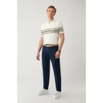 AVVA Erkek Lacivert Slim Fit Klasik Bel 5 Cep Pantolon A41y3071 - 32