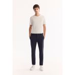 Avva Erkek Lacivert Yanı Lastikli Hızlı Kuruyan Kırışmayan Slim Fit Pantolon A52Y3077