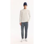 Avva Erkek Mavi Klasik Bel Pamuklu Eskitme Yıkamalı Roma Crop Slim Fit Jean Pantolon A52Y3530 - 34