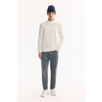 Avva Erkek Mavi Klasik Bel Pamuklu Eskitme Yıkamalı Roma Crop Slim Fit Jean Pantolon A52Y3530
