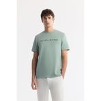 Avva Erkek Mint Yeşil Regular Fit Bisiklet Yaka Reflektörlü Bi Stretch İnterlok T-Shirt A51Y1037