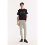 AVVA Erkek Nil Yeşili Pamuklu Elastan Crop Slim Fit Jean Pantolon A61Y3522 - 32