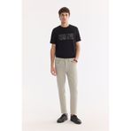 Avva Erkek Nil Yeşili Pamuklu Elastan Crop Slim Fit Jean Pantolon A61Y3522