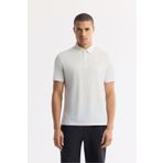 Avva Erkek Regular Fit Beyaz Kıvrılmaz Polo Yaka Teknik Kumaş T-Shirt A51Y1155