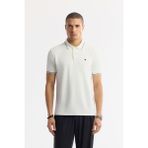Avva Erkek Regular Fit Ekru Polo Yaka Bi-Stretch T-Shirt A51Y1000
