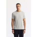 Avva Erkek Regular Fit Taş Bisiklet Yaka Bi-Stretch Soft Touch Basic T-Shirt B001031