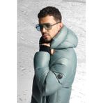 Avva Erkek Sage Kapüşonlu %100 Kaz Tüyü Su İtici Rüzgar Geçirmez -15°CDayanıklı Şişme Mont A52Y6182 - 000-Siyah - XL