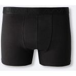 Avva Erkek Siyah Basic Pamuklu Tekli Regular Fit Boxer B009510 - 2XL