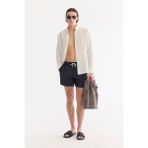 AVVA Erkek Siyah Basic Relaxed Fit Deniz Şortu A61Y3800