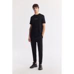 Avva Erkek Siyah Beli Lastikli Bağcıklı Bi-Stretch Regular Fit Eşofman Altı A51Y3400 - 2XL