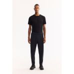 Avva Erkek Siyah Beli Lastikli Soft Touch Bi-Stretch Comfort Fit Eşofman Altı A52Y3415