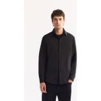 Avva Erkek Siyah Düğmeli Yaka Hızlı Kuruyan Non-Iron Regular Fit Gömlek A52Y2107 - 2XL