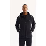 Avva Erkek Siyah Kapüşonlu Fermuarlı Bi-Stretch Regular Fit Sweatshirt A52Y1332 - 2XL