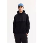 Avva Erkek Siyah Kapüşonlu Soft Touch Polar Regular Fit Sweatshirt A52Y1268