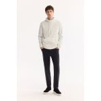 Avva Erkek Siyah Klasik Bel Pamuklu Eskitme Yıkamalı Madrid Comfort Slim Fit Jean Pantolon A52Y3518 - 36
