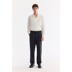 Avva Erkek Siyah Klasik Bel Soft Touch Baggy Fit Pantolon A61Y3033