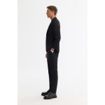 Avva Erkek Siyah Mono Yaka Bi-Stretch Astarsız Blazer Comfort Slim Fit Ceket A42Y4012 - 56