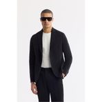 Avva Erkek Siyah Mono Yaka Hafif Soft Touch Blazer Comfort Slim Fit Ceket A51Y4017