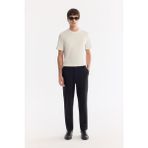AVVA Erkek Siyah Yanı Lastikli Kırışmaz Teknik Kumaş Slim Fit Pantolon A61Y3077 - 31