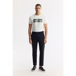 Avva Erkek Slim Fit Siyah Beli Lastikli Bi-Stretch Teknik Kumaş Pantolon A51Y3077