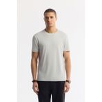 Avva Erkek Taş Bisiklet Yaka Bi-Stretch Soft Touch Basic Regular Fit T-Shirt B001031 - XS