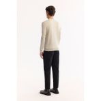 Avva Erkek Taş Bisiklet Yaka Soft Touch Dokulu Triko Regular Fit Kazak A52Y5063 - 2XL