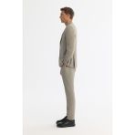 Avva Erkek Vizon Mono Yaka Bi-Stretch Astarsız Blazer Comfort Slim Fit Ceket A42Y4012 - 46