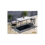 Avvio 80X120 Ezgi 4 Kişilik Yemek Masası Takımı-Mutfak Masası Takımı-Beyaz