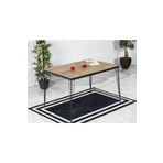 Avvio Arzu Yemek Masası Takımı-Mutfak Masası Takımı-Akça 60X120 Oval Kenar