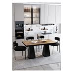Avvio Frame Lake Mdf Ayak Teddy Sandalye 80X120 Yemek Masası Mutfak Masası 4 Kişilik Masa Sandalye Takım
