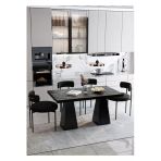 Avvio Frame Lake Mdf Ayak Teddy Sandalye 80X140 Yemek Masası Mutfak Masası 4 Kişilik Masa Sandalye Takım
