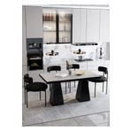 Avvio Frame Lake Mdf Ayak Teddy Sandalye 80X140 Yemek Masası Mutfak Masası 4 Kişilik Masa Sandalye Takım