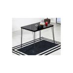 Avvio Zen Yemek Masası Takımı-Mutfak Masası Takımı-Siyah Mermer 60X90 Oval Kenar