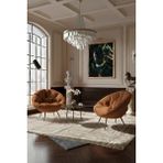 AVYNA Astorıa™ Prestige 2'li Premium Tekli Koltuk Berjer Set – Modern Luxury Lounge Koleksiyonu - Kahverengi