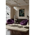 AVYNA Astorıa™ Prestige 2'li Premium Tekli Koltuk Berjer Set – Modern Luxury Lounge Koleksiyonu - Mor