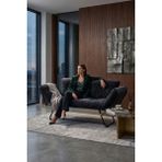 AVYNA Comfor & Sleep™ Ikili Kanepe | Mekanizmalı Yataklı Çekyat | Açılır Kollu Çift Fonksiyonlu Koltuk - Füme