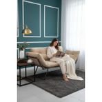 AVYNA Italy Style Premium Katlanır Yataklı Ikili Kanepe – Modern Mekanizmalı Çekyat Berjer Koltuk - Krem