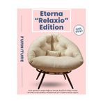 AVYNA Lunare Maison Collection | Modern ve Zarif Tekli Koltuk Berjer | Rahat Dinlenme Koltuğu Krem