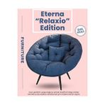 AVYNA Lunare Maison Collection | Modern ve Zarif Tekli Koltuk Berjer | Rahat Dinlenme Koltuğu Lacivert