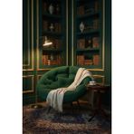AVYNA Palace Luxury Edition Tekli Koltuk Berjer Tv & Dinlenme Koltuğu | Ergonomik ve Şık Tasarım - Yeşil