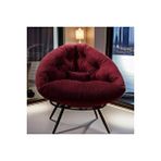 AVYNA Prestige Milano Style Tekli Berjer | Ergonomik Koltuk | Konforlu Dinlenme ve Kitap Okuma Köşesi Mor