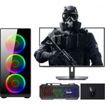 Awacs AWCGMX Amd Ryzen 5 1600 8GB Ram 480GB SSD 4GB RX550 23.8 inç Monitör Masaüstü Bilgisayar