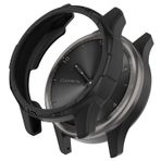 AWADUO Garmin VivoMove Trend koruyucu kılıf, akıllı saat, PC koruyucu kılıf, yumuşak kabuk, siyah, akıllı saat aksesuarı ile uyumlu