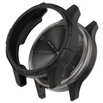 AWADUO Garmin VivoMove Trend Koruyucu Kılıf, Smartwatch PC Koruyucu Kılıf Yumuşak Kabuk Siyah Akıllı Saat Aksesuarları ile Uyumlu