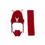 Aware Time Kitti 0-12 Ay Kız Bebek & Çocuk Aksesuarlı Içi Polarlı Atkı Bere Eldiven 3'lü Takım