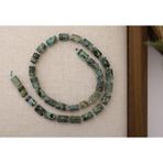Awdoy SİLİNDİR KÖŞELİ KESİM AFRİKA TURKUAZI TAŞI8X11 MM DOĞAL TAŞ DİZİ- YÜKSEK KALİTELİ DOĞAL TAŞ