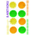 Awion Lavabo Pisuvar Süzgeci Koku Giderici 8'Li Paket - Bahar Kokusu - Mango Kokusu - Limon Kokusu