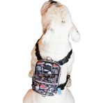 Awlook Street Köpek Sırt Çantası –su Geçirmez, Göğüs Tasması Fonksiyonlu, Ayarlanabilir, Skull, Çant